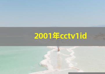 2001年cctv1id