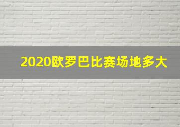 2020欧罗巴比赛场地多大