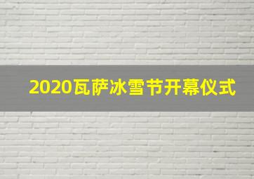 2020瓦萨冰雪节开幕仪式