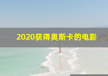 2020获得奥斯卡的电影