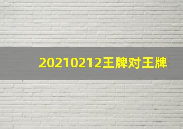 20210212王牌对王牌