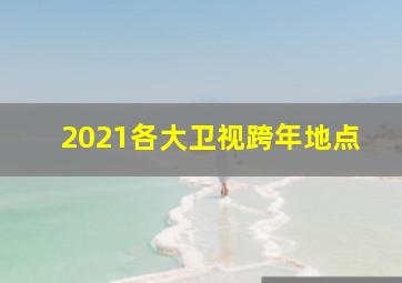 2021各大卫视跨年地点