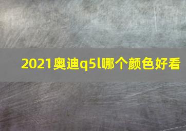 2021奥迪q5l哪个颜色好看