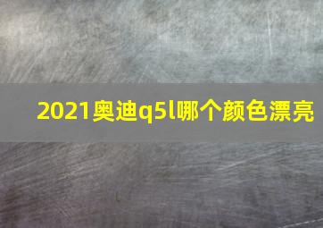 2021奥迪q5l哪个颜色漂亮