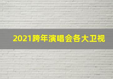 2021跨年演唱会各大卫视