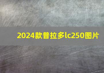 2024款普拉多lc250图片