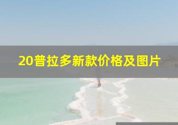 20普拉多新款价格及图片