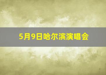 5月9日哈尔滨演唱会