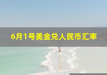 6月1号美金兑人民币汇率