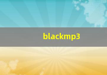 blackmp3