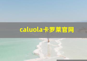 caluola卡罗莱官网