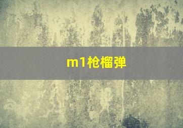 m1枪榴弹