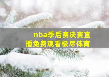 nba季后赛决赛直播免费观看极尽体育