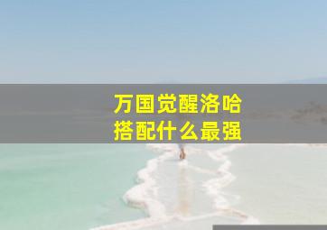 万国觉醒洛哈搭配什么最强