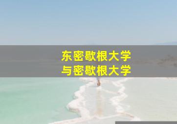 东密歇根大学与密歇根大学