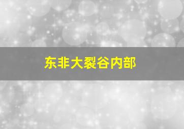 东非大裂谷内部