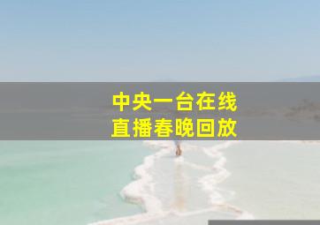 中央一台在线直播春晚回放