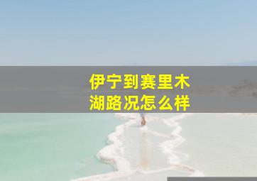 伊宁到赛里木湖路况怎么样