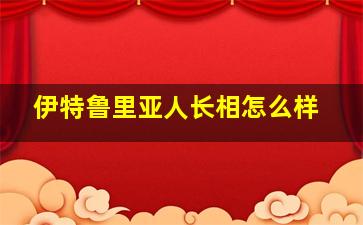 伊特鲁里亚人长相怎么样