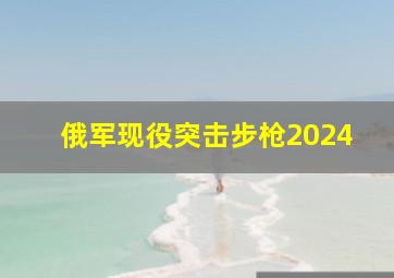 俄军现役突击步枪2024