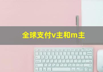 全球支付v主和m主