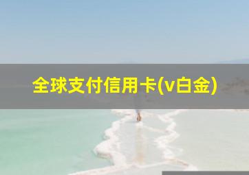 全球支付信用卡(v白金)