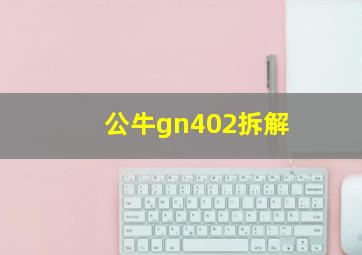 公牛gn402拆解