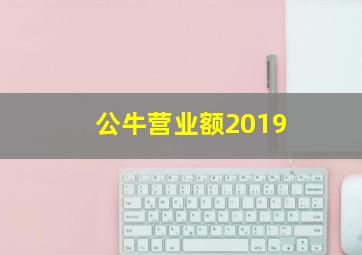 公牛营业额2019