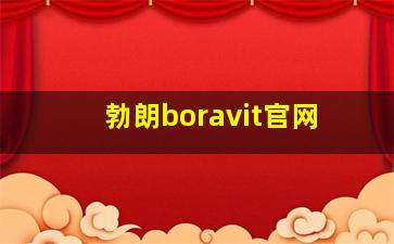 勃朗boravit官网