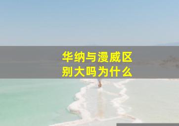 华纳与漫威区别大吗为什么