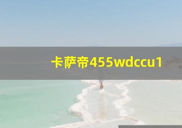 卡萨帝455wdccu1