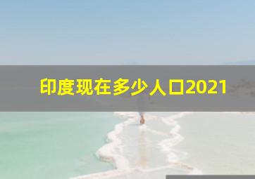 印度现在多少人口2021