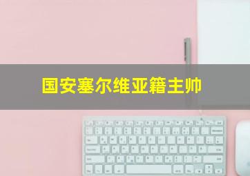 国安塞尔维亚籍主帅