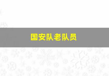 国安队老队员