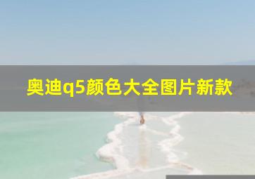 奥迪q5颜色大全图片新款