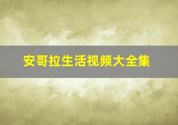 安哥拉生活视频大全集