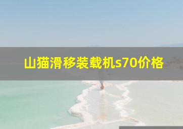 山猫滑移装载机s70价格