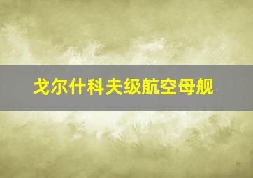 戈尔什科夫级航空母舰