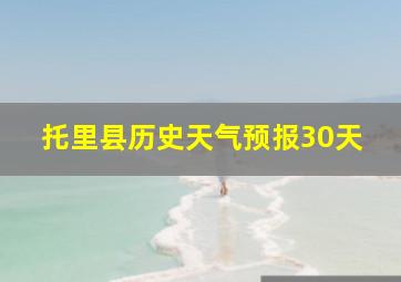 托里县历史天气预报30天