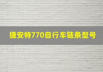 捷安特770自行车链条型号