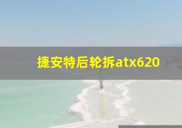 捷安特后轮拆atx620