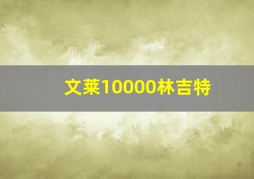 文莱10000林吉特