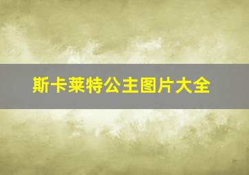 斯卡莱特公主图片大全