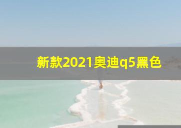 新款2021奥迪q5黑色