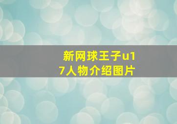 新网球王子u17人物介绍图片