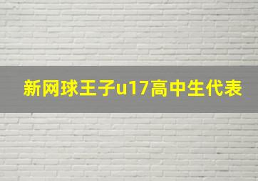 新网球王子u17高中生代表