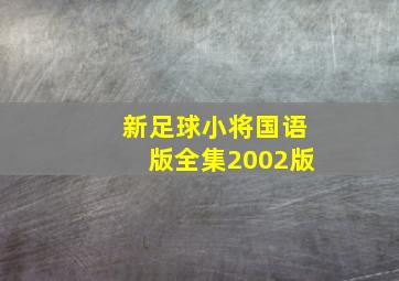 新足球小将国语版全集2002版