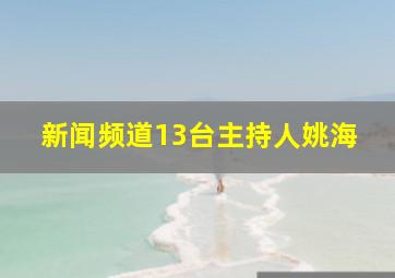 新闻频道13台主持人姚海