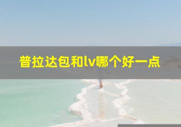 普拉达包和lv哪个好一点