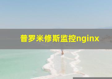 普罗米修斯监控nginx